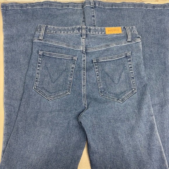 SMYM Hawn Bell Jeans In Sky Rider Size 29 - Picture 3 of 8
